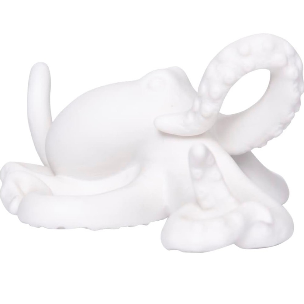 Creative Co-Op Decorative Bisque Stoneware Octopus Table Topper White - Picture 6 of 8